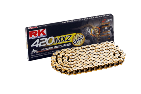 RK GB420MXZ Offroad Chain Gold +CL (Connect.link)