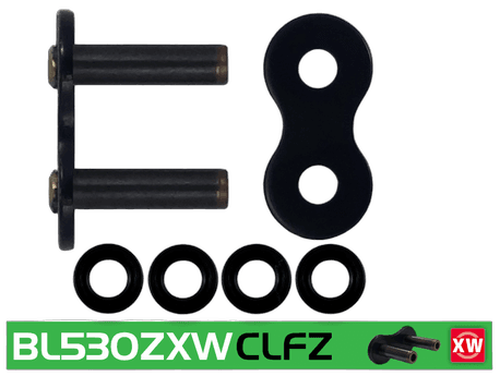 RK BL530 ZXW rivet link Black Scale