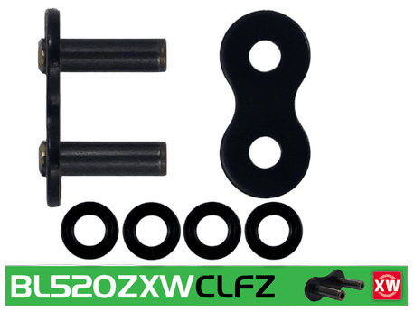 RK BL520 ZXW rivet link Black Scale
