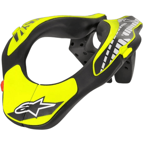 Alpinestars Necksupport Youth Black/Yellow one size
