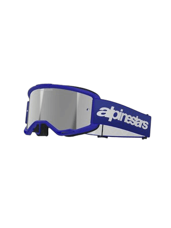 Alpinestars Goggle Vision 3 WORDMARK BLUE Mirror SILVER