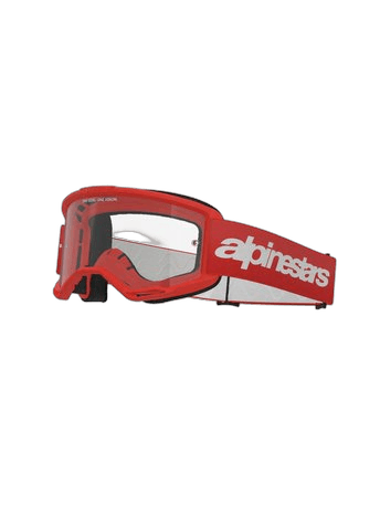 Alpinestars Goggle Vision 3 WORDMARK Red/ Clear