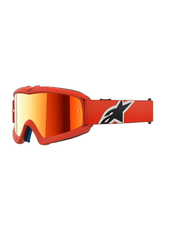 Alpinestars Goggle Vision YOUTH CORP ORANGE Mirror Red/