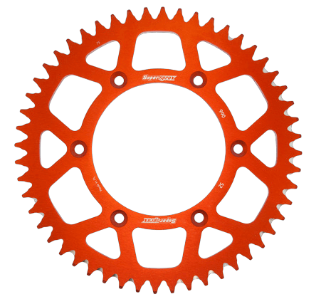 Supersprox Alu Rear sprocket KTM/Husqv./Husab. Orange 49