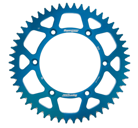 Supersprox Alu Rear sprocketYA YZ/YZ F 99- Blue 49