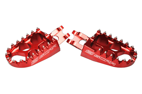 Scar Evolution Footpegs Honda/Kawasaki Titanium