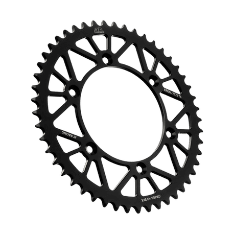 JT Rear Alu Sprocket 7075 T6 Black JTA808.49BLK
