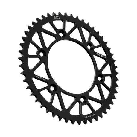 JT Rear Alu Sprocket 7075 T6 Black JTA210.50BLK
