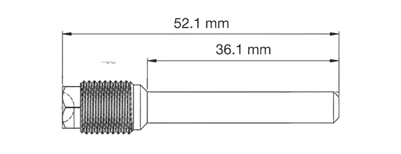 SBS 4509 Stainless Brake Pins — dimensjoner