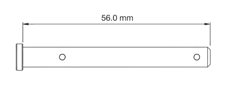 SBS 4507 Stainless Brake Pins — dimensjoner