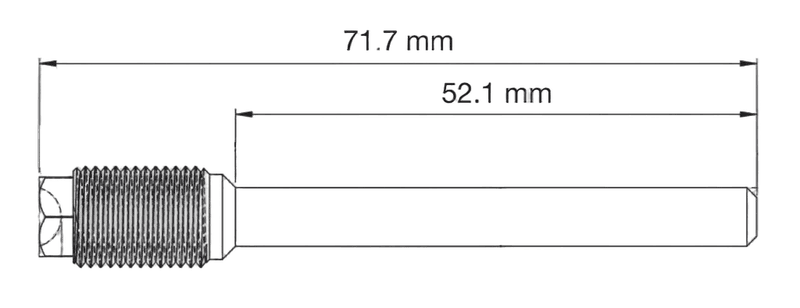 SBS 4505 Stainless Brake Pins — dimensjoner