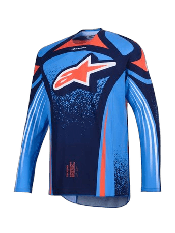 Alpinestars Techstar Nomur crosstrøye Navy/Oransje