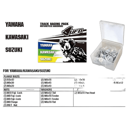 UFO Hardware Track Racing Pack Yamaha/Kawasaki/Suzuki