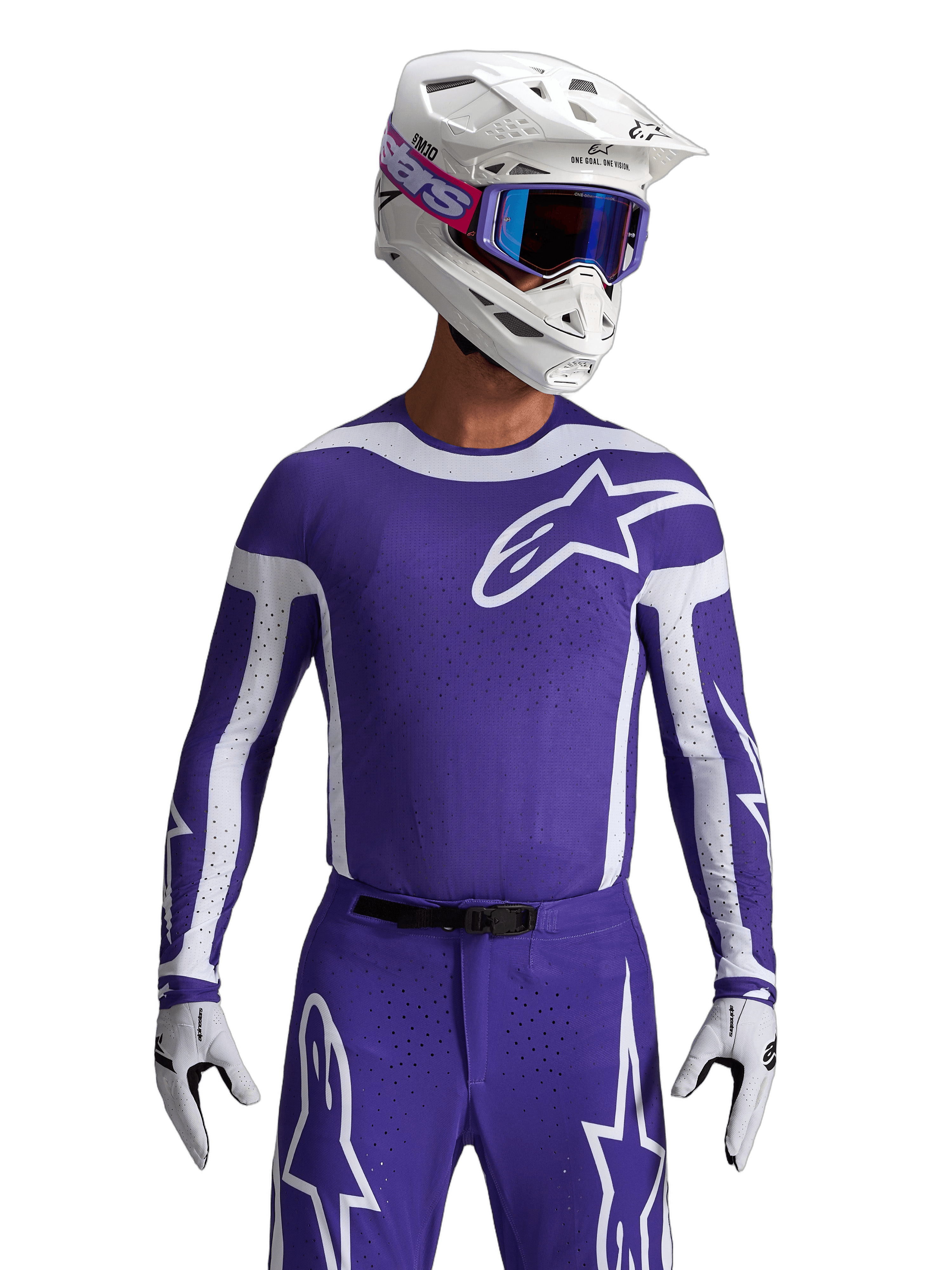 Alpinestars Supertech Vesta crosstrøye Blå/Hvit - bilde 1