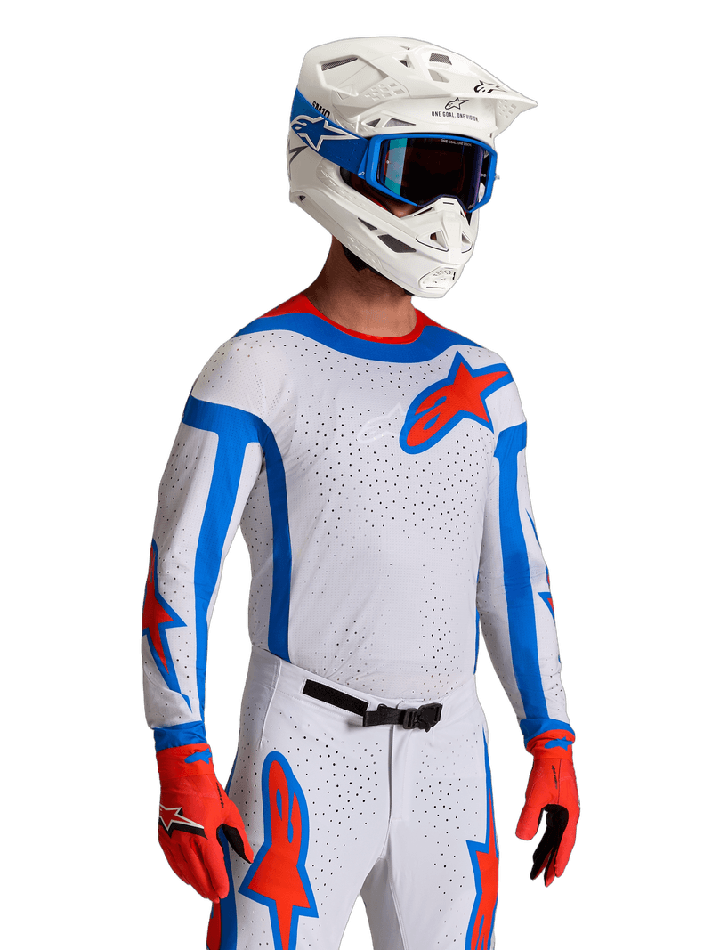 Alpinestars Supertech Vesta crosstrøye Lilla/Rød - bilde 2
