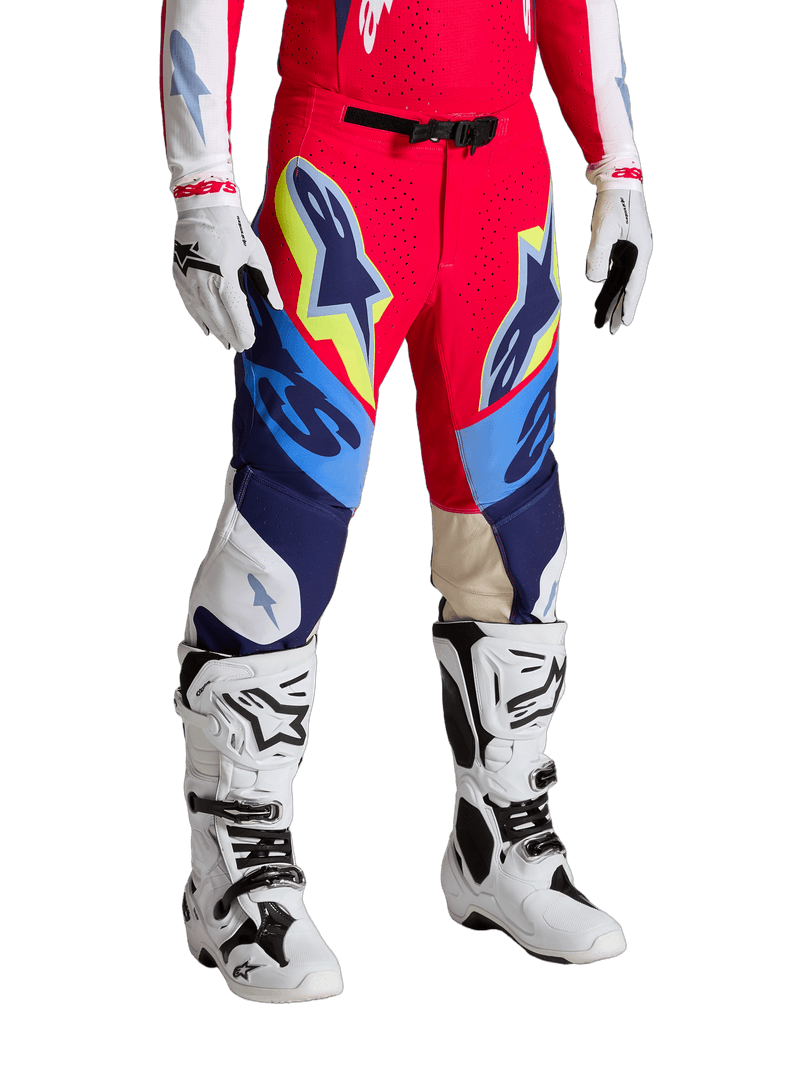 Alpinestars Supertech Dyna crossbukse Rød/Hvit/Blå - bilde 2