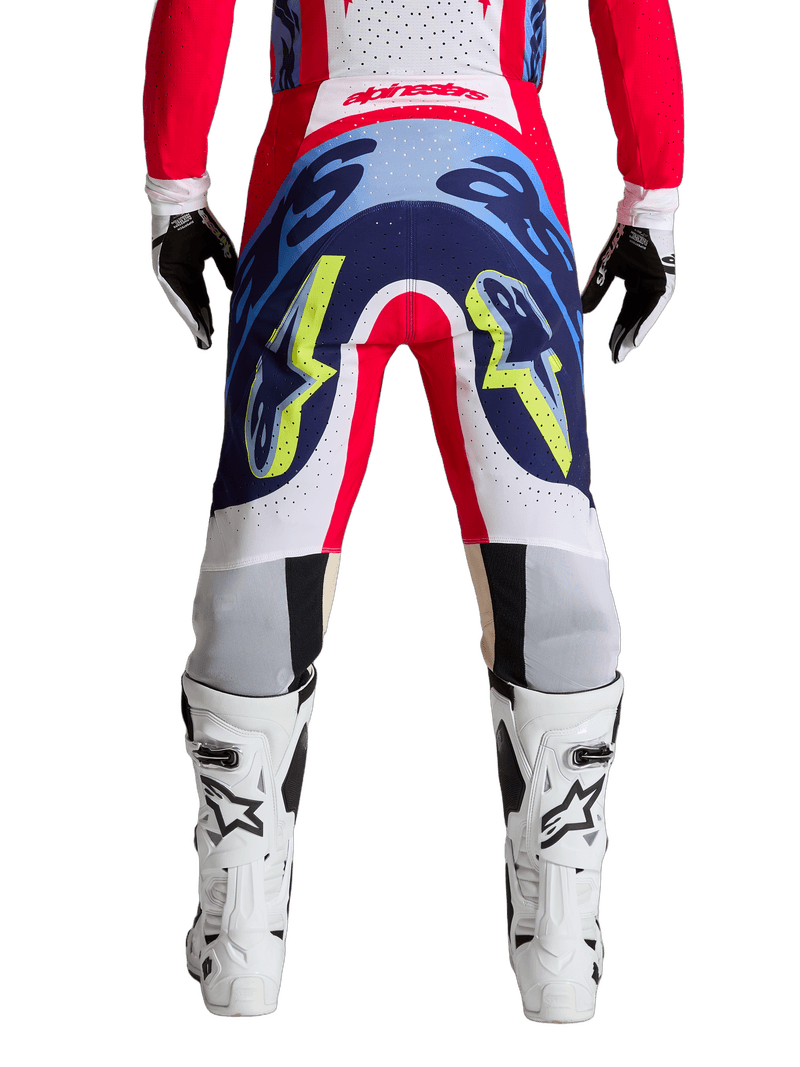 Alpinestars Supertech Dyna crossbukse Rød/Hvit/Blå - bilde 3