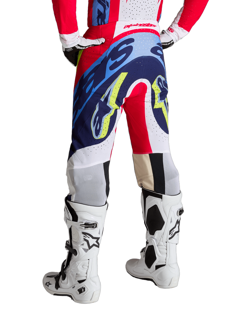 Alpinestars Supertech Dyna crossbukse Rød/Hvit/Blå - bilde 4