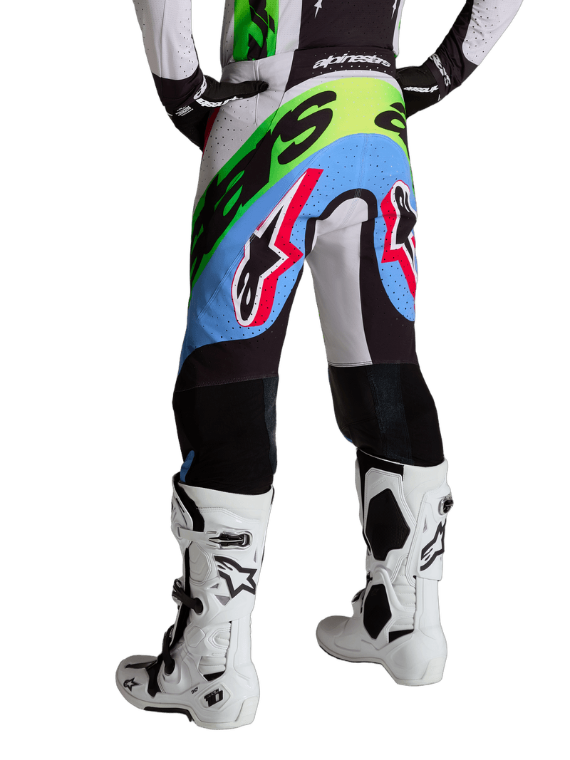 Alpinestars Supertech Dyna crossbukse Grønn Neon/Sort - bilde 4