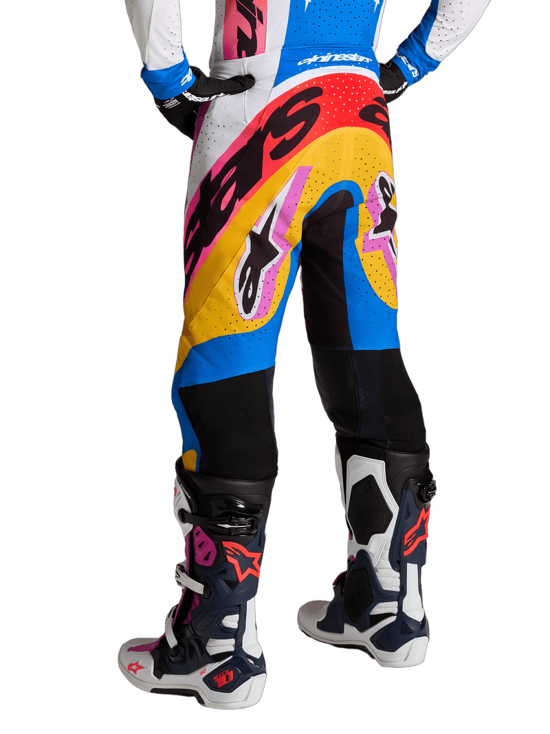 Alpinestars Supertech Dyna crossbukse Hvit/Blå/Sort/Lilla - bilde 4