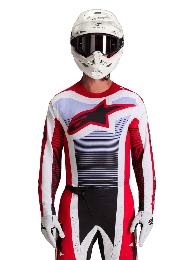 Alpinestars Techstar Maven crosstrøye Rød/Hvit/Lavendel/Sort - bilde 1