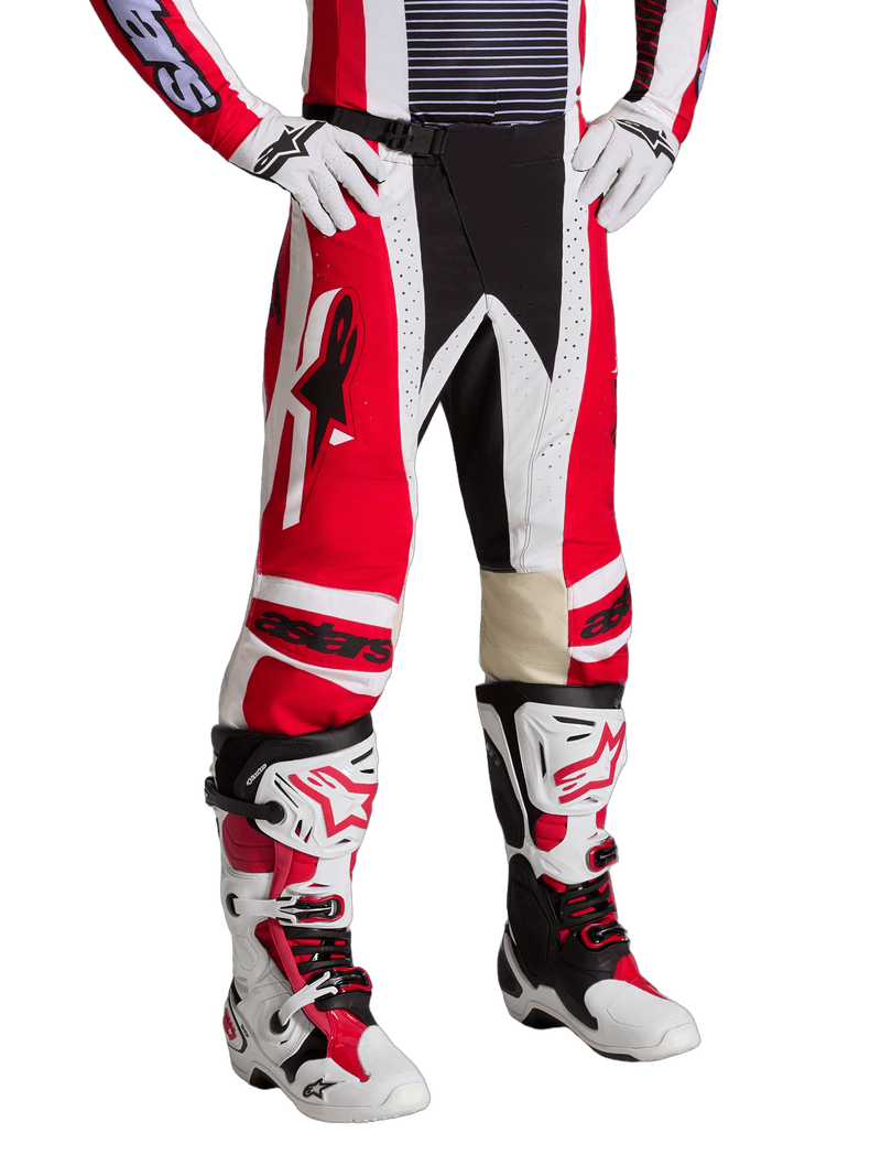 Alpinestars Techstar Maven crossbukse Rød/Hvit/Lavendel/Sort - bilde 2