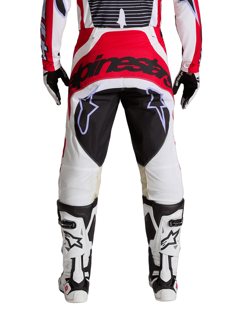 Alpinestars Techstar Maven crossbukse Rød/Hvit/Lavendel/Sort - bilde 3