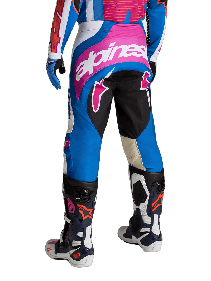 Alpinestars Techstar Maven crossbukse Hvit/Korall/Blå - bilde 4