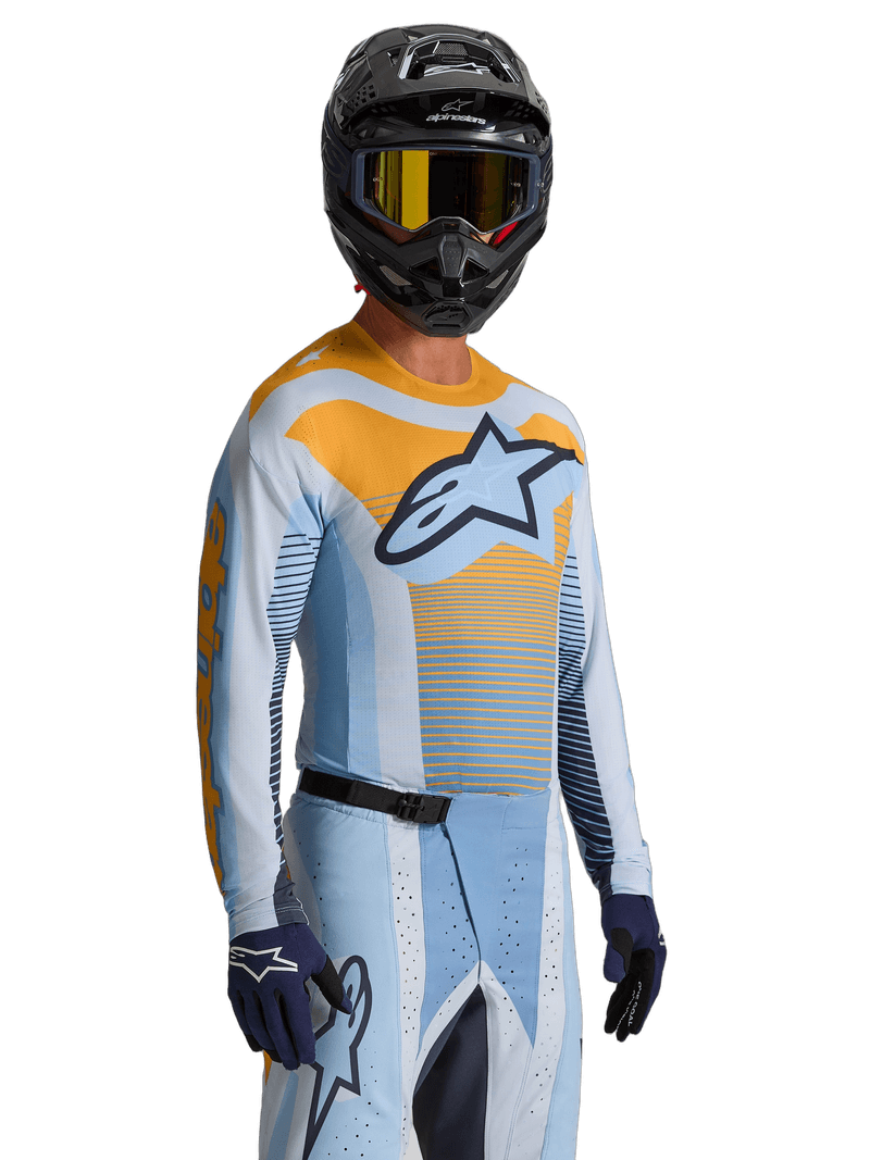 Alpinestars Techstar Maven crosstrøye Blå/Tangerine/Sort - bilde 2