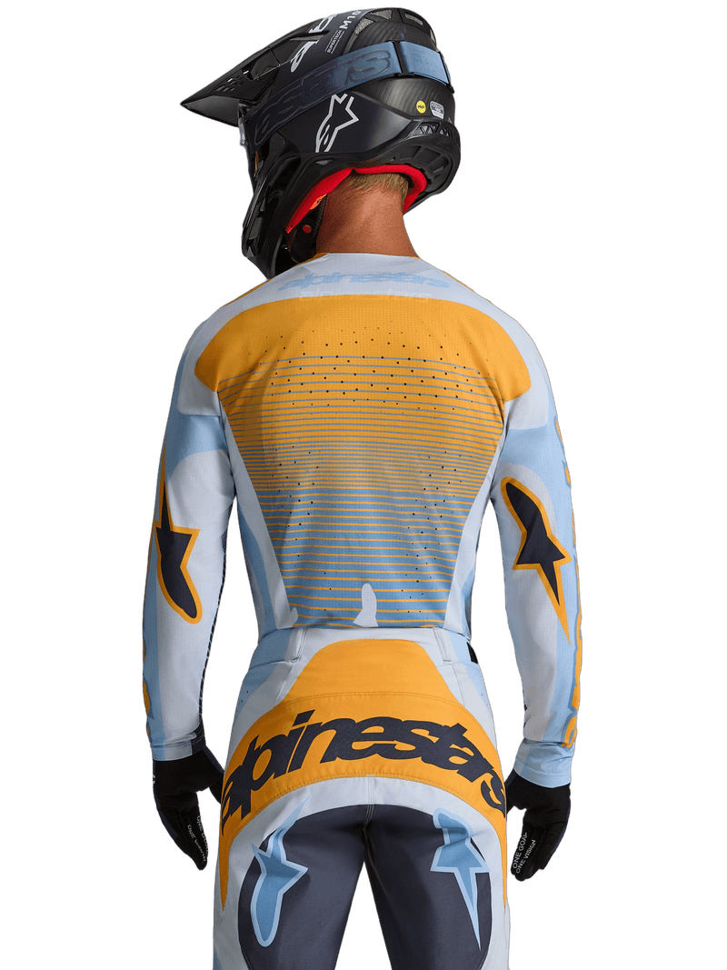 Alpinestars Techstar Maven crosstrøye Blå/Tangerine/Sort - bilde 3
