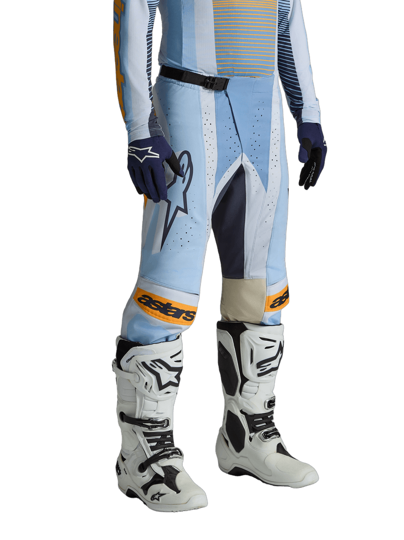 Alpinestars Techstar Maven crossbukse Blå/Tangerine/Sort - bilde 2