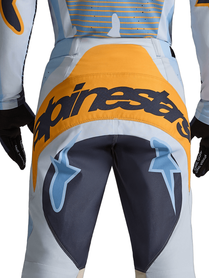 Alpinestars Techstar Maven crossbukse Blå/Tangerine/Sort - bilde 4