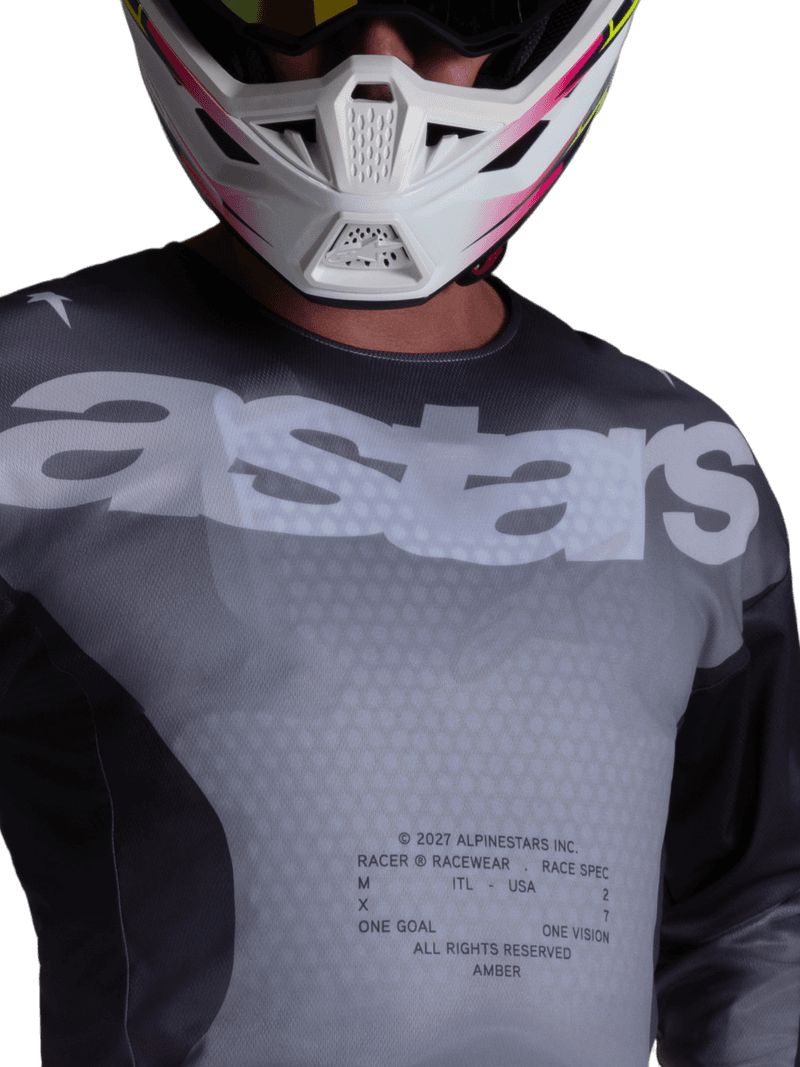 Alpinestars Racer Amber crosstrøye Grå/Lilla - bilde 4
