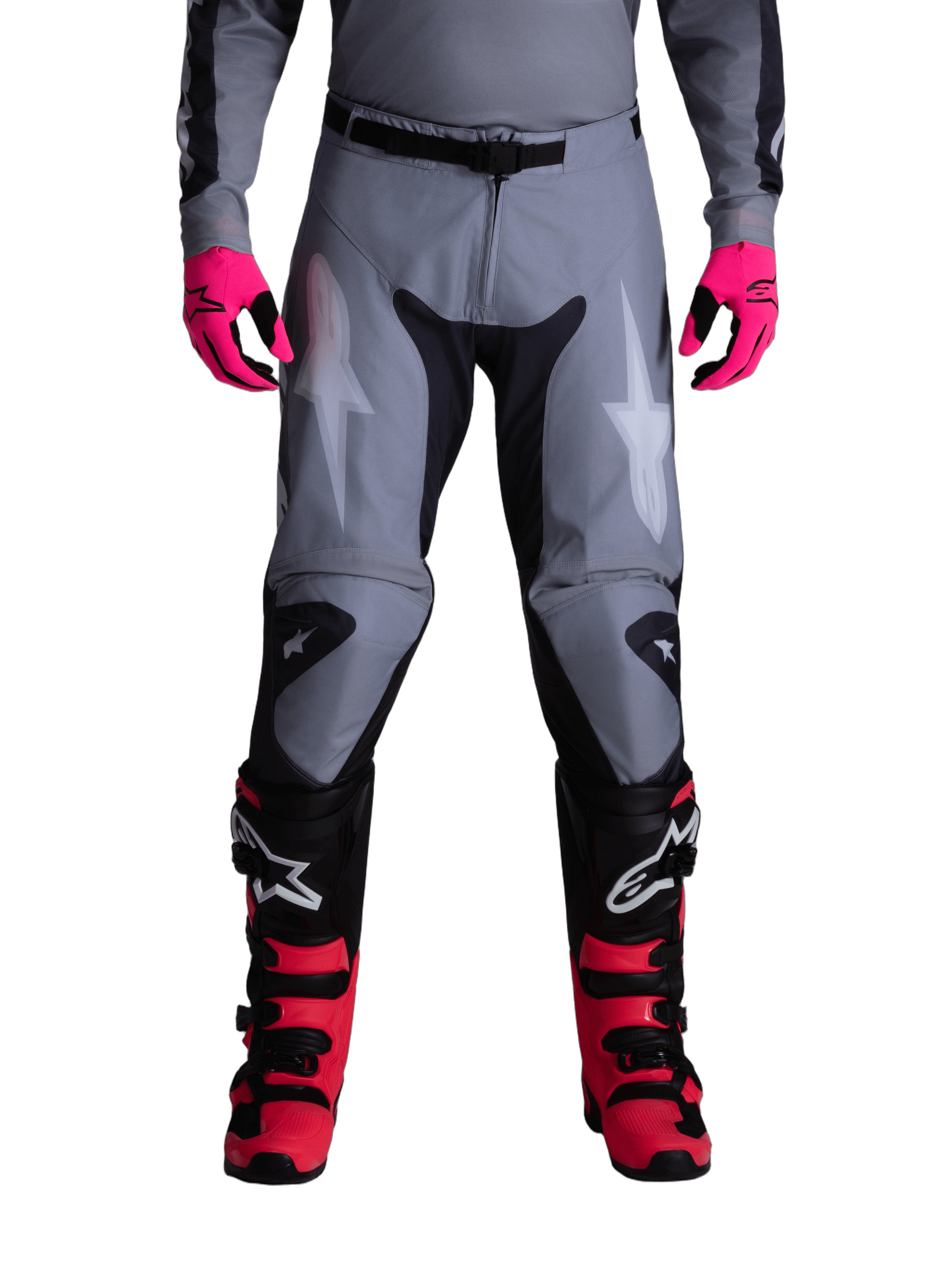 Alpinestars Racer Amber crossbukse Grå/Lilla - bilde 1