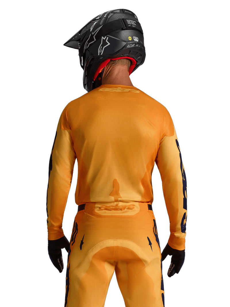 Alpinestars Racer Amber crosstrøye Oransje/Gull/Blå - bilde 3