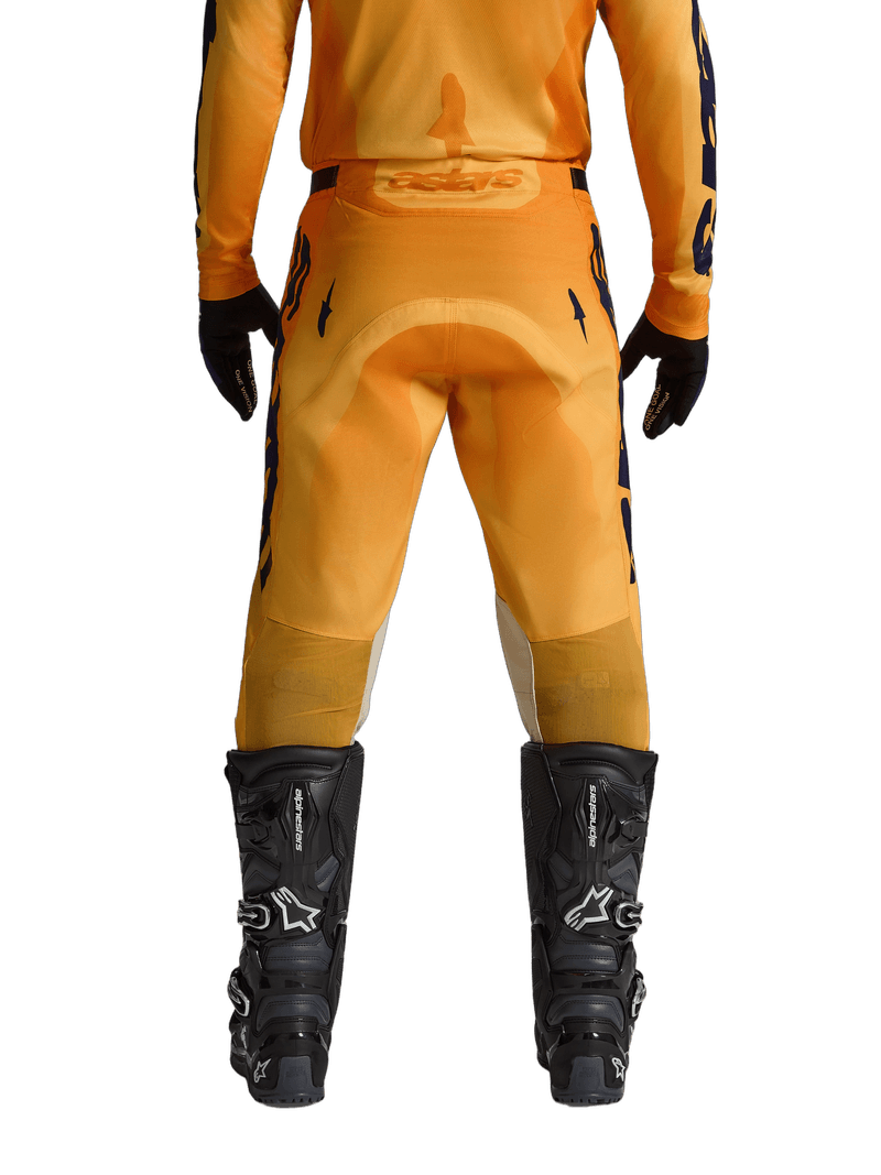 Alpinestars Racer Amber crossbukse Oransje/Gull/Mørk Blå - bilde 3