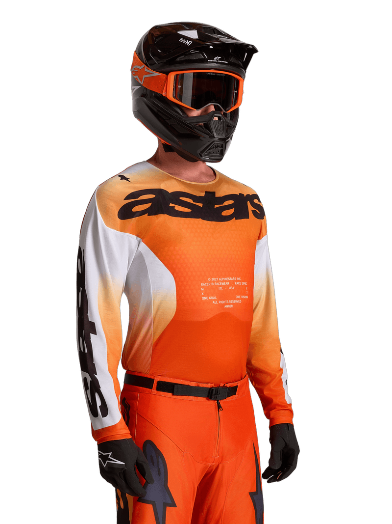 Alpinestars Racer Amber crosstrøye Rød/Lilla/Sort - bilde 2