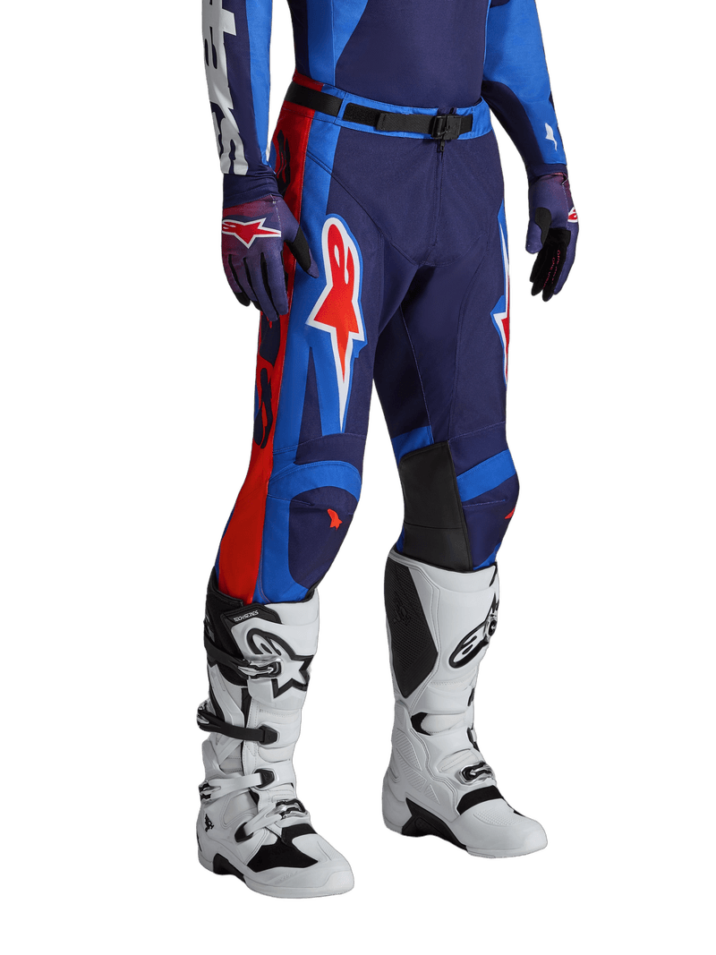 Alpinestars Racer Hunt crossbukse Blå/Mørk Blå/Rød - bilde 2