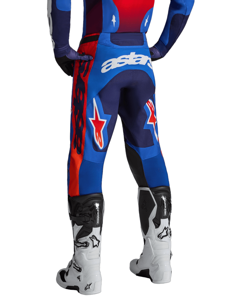 Alpinestars Racer Hunt crossbukse Blå/Mørk Blå/Rød - bilde 3