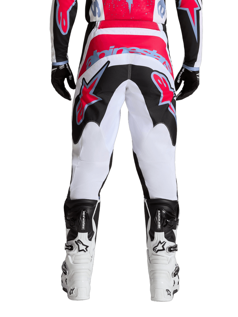 Alpinestars Fluid Drag crossbukse Sort/Hvit/Blå/Rød Neon - bilde 3