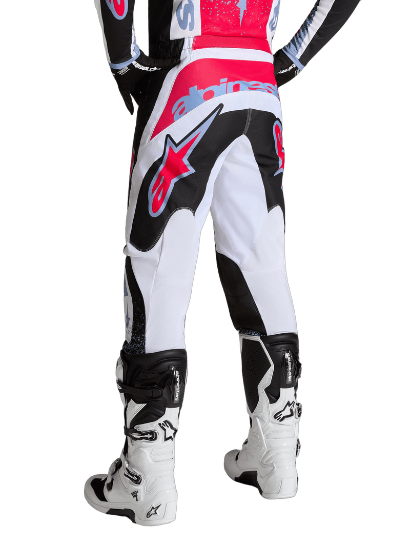 Alpinestars Fluid Drag crossbukse Sort/Hvit/Blå/Rød Neon - bilde 4