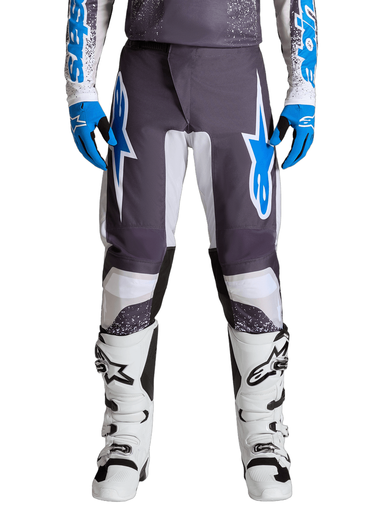 Alpinestars Fluid Drag crossbukse Grå/Lilla/UCLA-blå - bilde 1