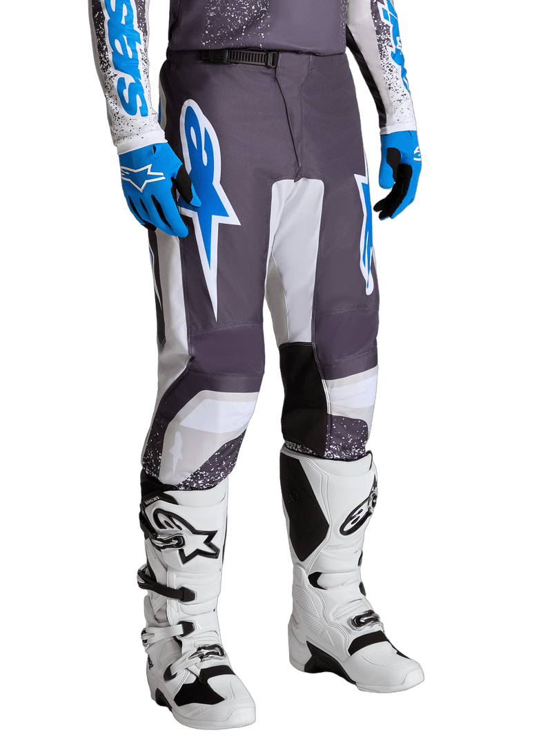 Alpinestars Fluid Drag crossbukse Grå/Lilla/UCLA-blå - bilde 2
