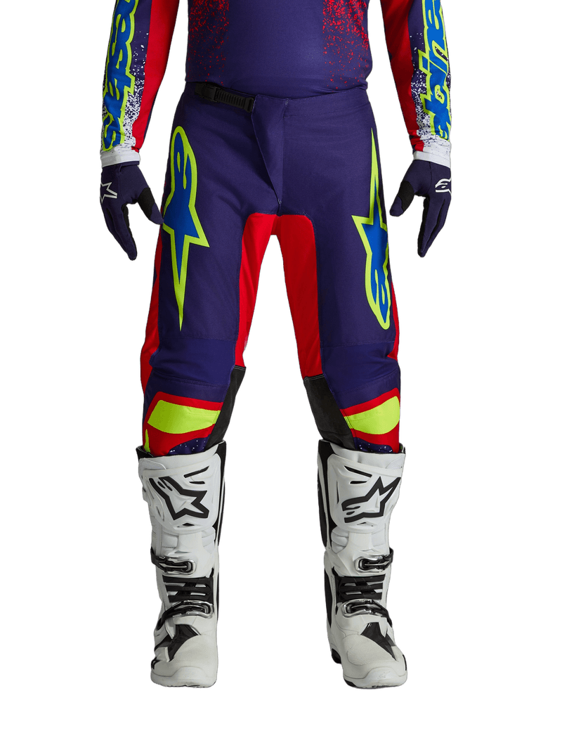 Alpinestars Fluid Drag crossbukse Blå/Rød/Hvit - bilde 1