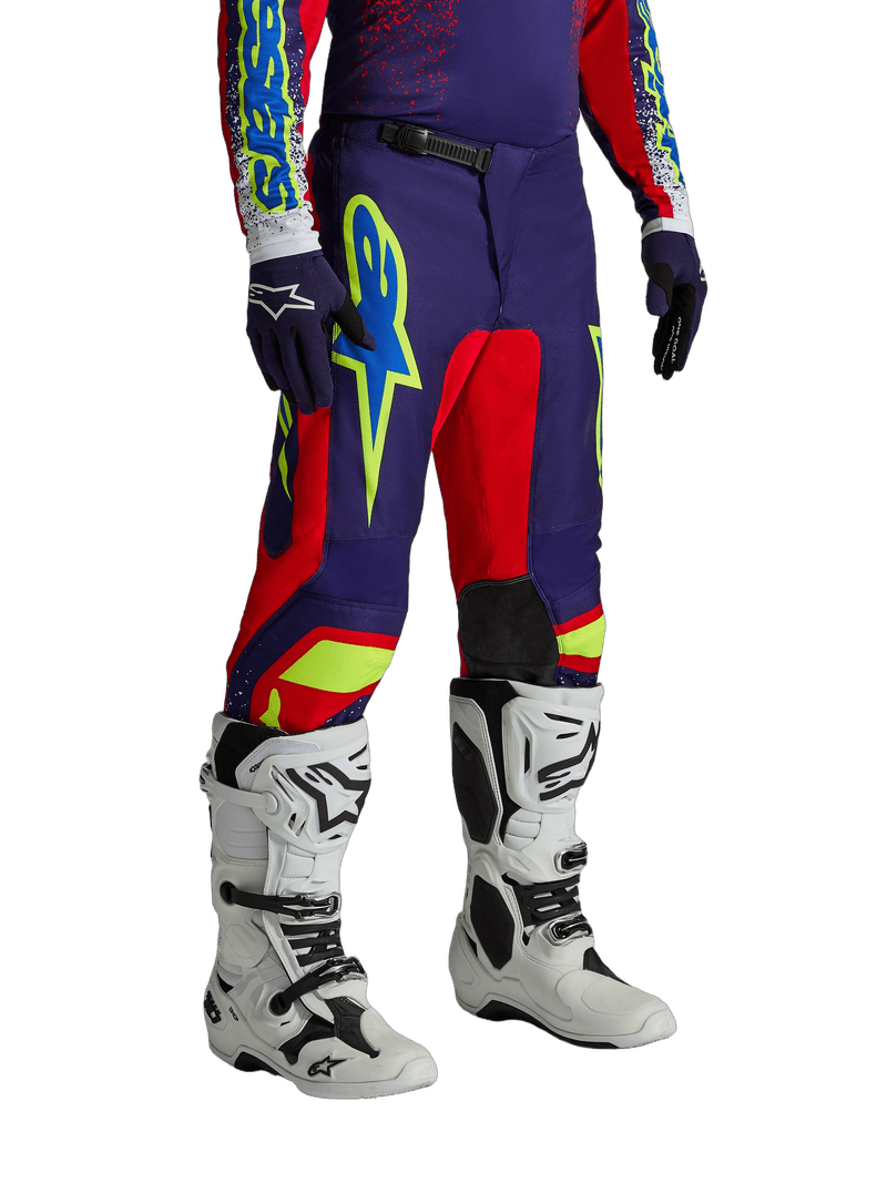 Alpinestars Fluid Drag crossbukse Blå/Rød/Hvit - bilde 2