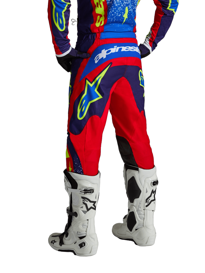 Alpinestars Fluid Drag crossbukse Blå/Rød/Hvit - bilde 3