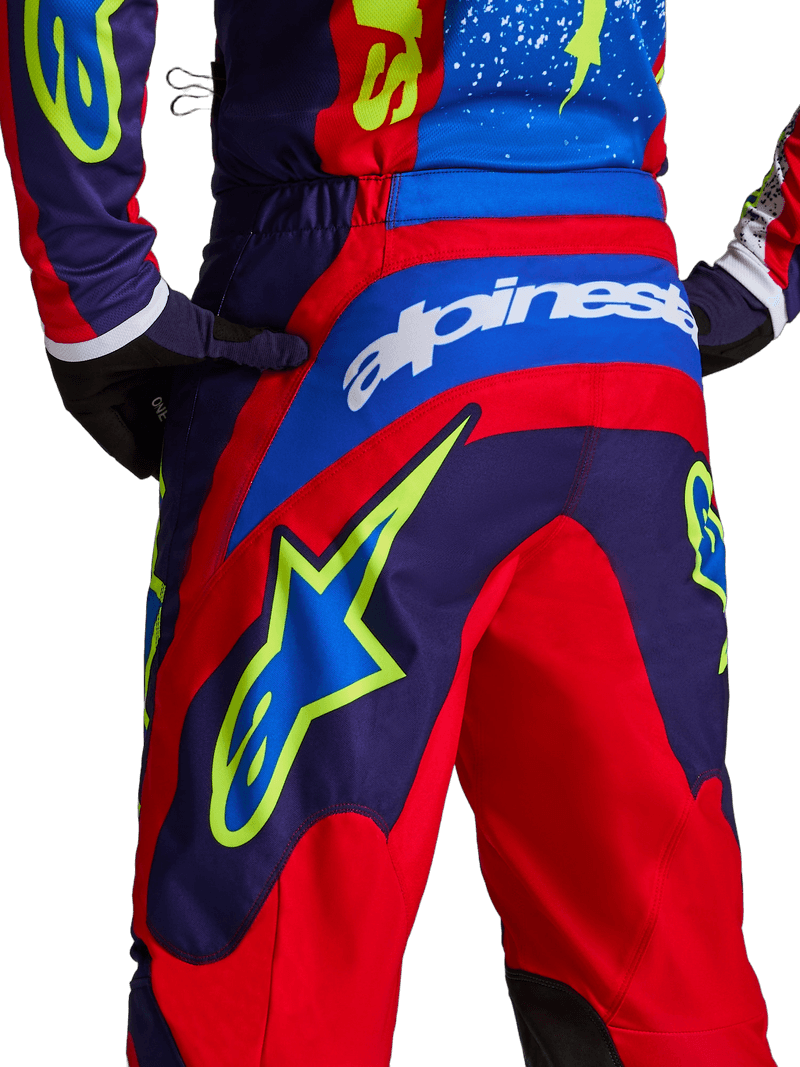 Alpinestars Fluid Drag crossbukse Blå/Rød/Hvit - bilde 4
