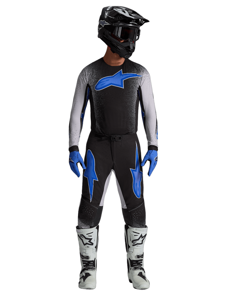 Alpinestars Supertech Hiten AFD crossbukse Sort/Lilla/Blå - bilde 4