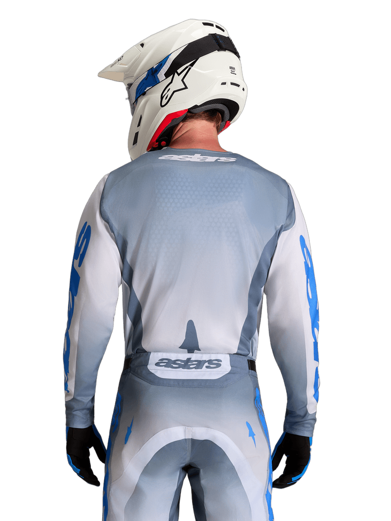 Alpinestars Racer Amber crosstrøye Grå/Lilla/UCLA-blå - bilde 4