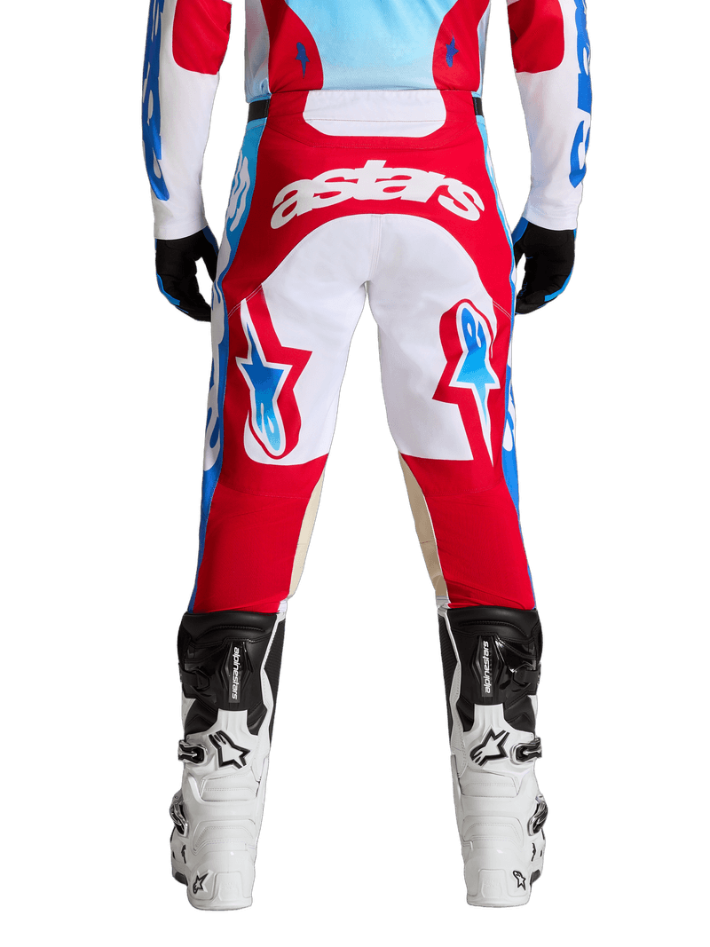 Alpinestars Racer Hunt crossbukse Hvit/Rød/Blå - bilde 3